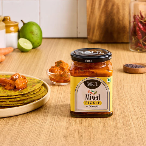 ADF Soul Mixed Pickle in Olive Oil